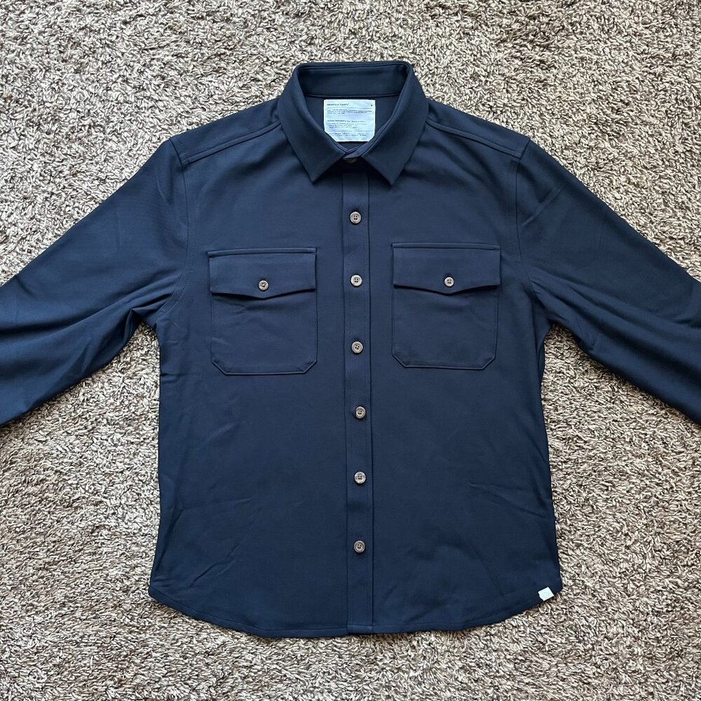 Ministry of Supply Fusion Overshirt, men’s medium, navy, NWOT